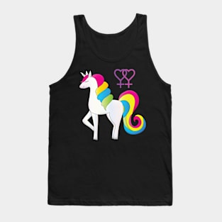 Lesbian Unicorn Tank Top